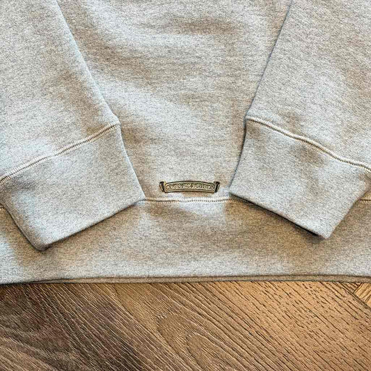 Chrome Hearts Paper Jam Triple Cross Hoodie Heather Grey