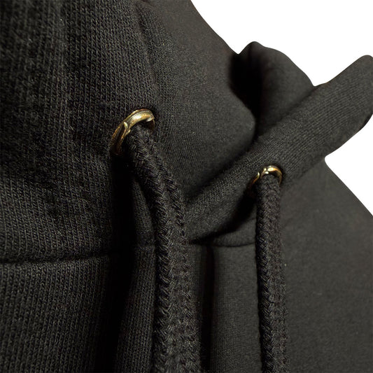 Chrome Hearts Script Hoodie Black Gold - 5