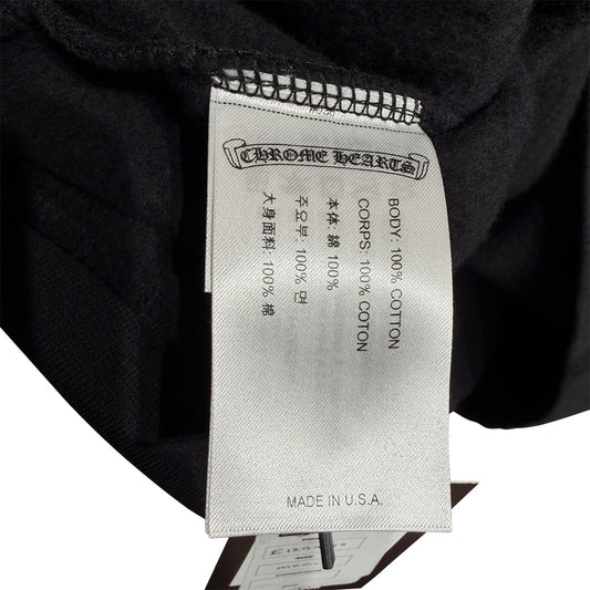 Chrome Hearts Script Hoodie Black Gold - 7
