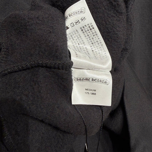 Chrome Hearts Script Hoodie Black Gold - 8