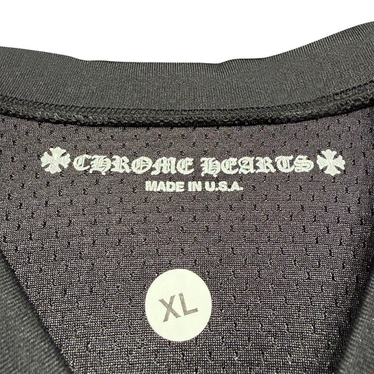 Chrome Hearts Script Mesh Long Sleeve Jersey Black - 5