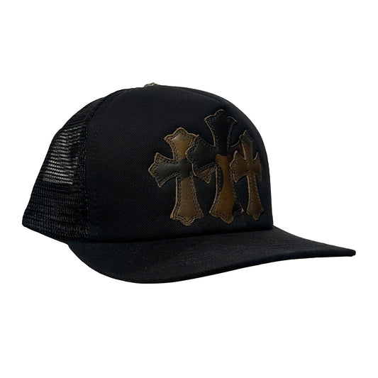 Chrome Hearts Triple Cross Cemetary Trucker Hat Camo - 2