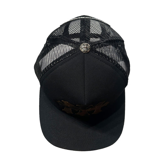 Chrome Hearts Triple Cross Cemetary Trucker Hat Camo - 3