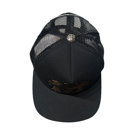 Chrome Hearts Triple Cross Cemetary Trucker Hat Camo - 5