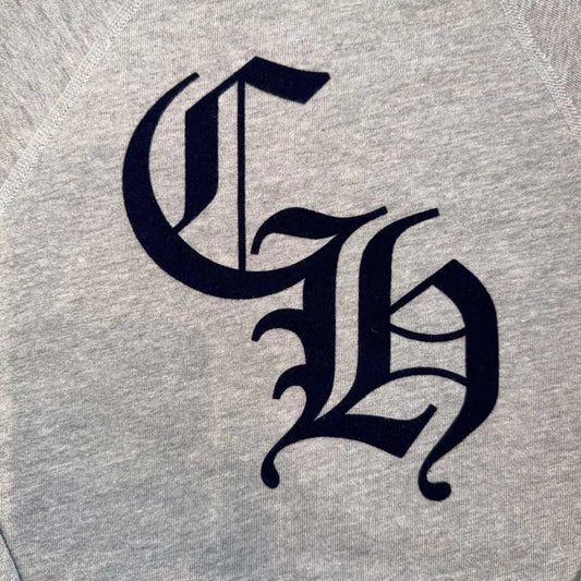 Chrome Hearts Triple Patch Grey Sweatshirt - 4