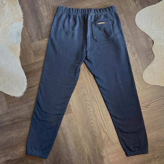 Chrome Hearts Triple Patch Navy Red Sweatpants - 2