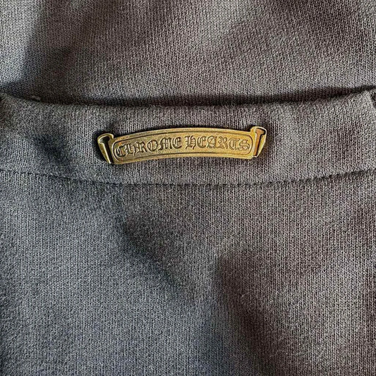 Chrome Hearts Triple Patch Navy Red Sweatpants - 3