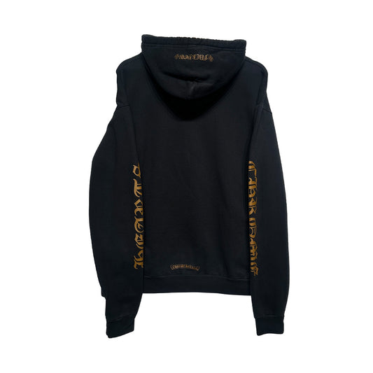 Chrome Hearts Vertical Logo Hoodie Black Brown - 2