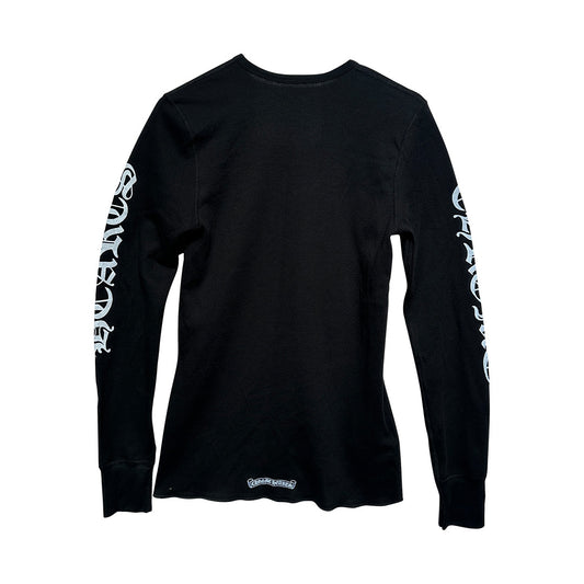 Chrome Hearts Waffle Long Sleeve Black Blue - 2