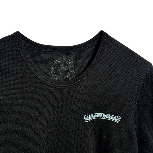 Chrome Hearts Waffle Long Sleeve Black Blue - 3