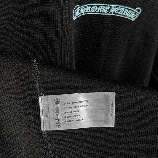 Chrome Hearts Waffle Long Sleeve Black Blue - 4