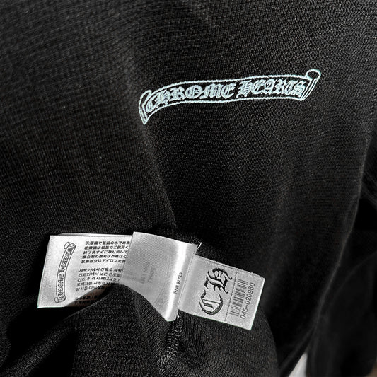 Chrome Hearts Waffle Long Sleeve Black Blue - 6
