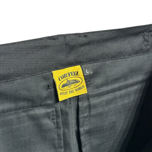 Corteiz Guerillaz 21' Cargo Shorts Olive Green - 3