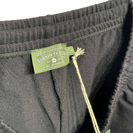 Denim Tears Cotton Wreath Shorts Black - 3