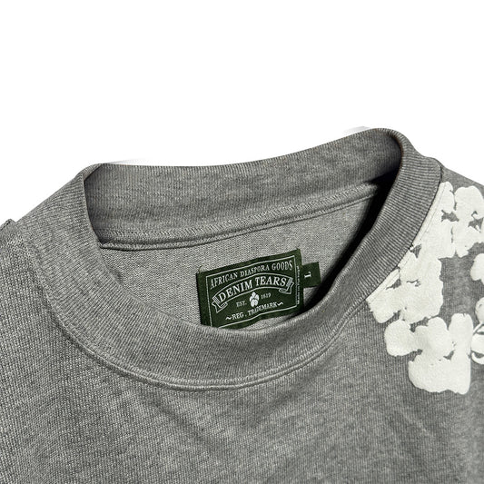 Denim Tears Cotton Wreath Sweatshirt Grey - 3