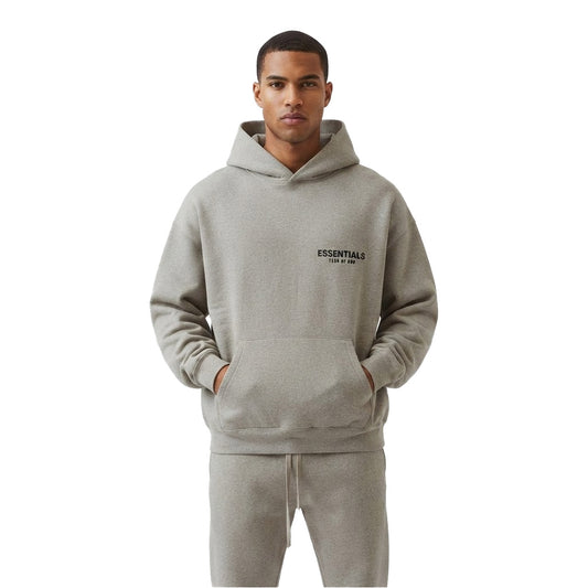 Fear of God Essentials Hoodie 'Dark Oatmeal' (SS22)