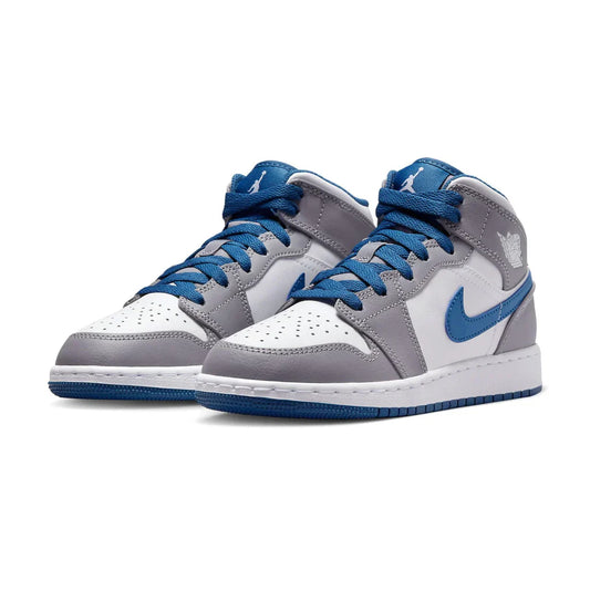 Jordan Air Jordan 1 Mid GS Cement True Blue - 2