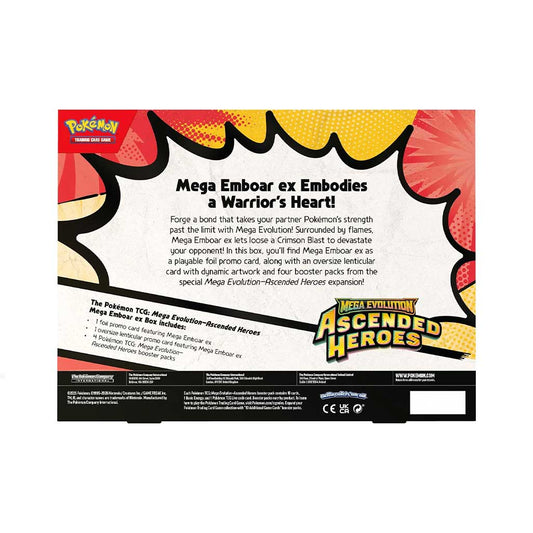 Pokémon TCG: Mega Evolution—Ascended Heroes Mega Emboar ex Box