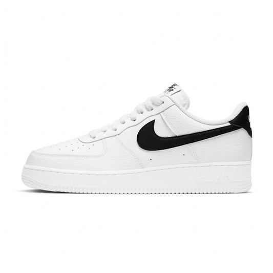 Nike Air Force 1 Low '07 White Black Pebbled Leather