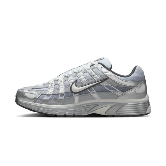Nike P-6000 Metallic Silver Summit White-Wolf Grey