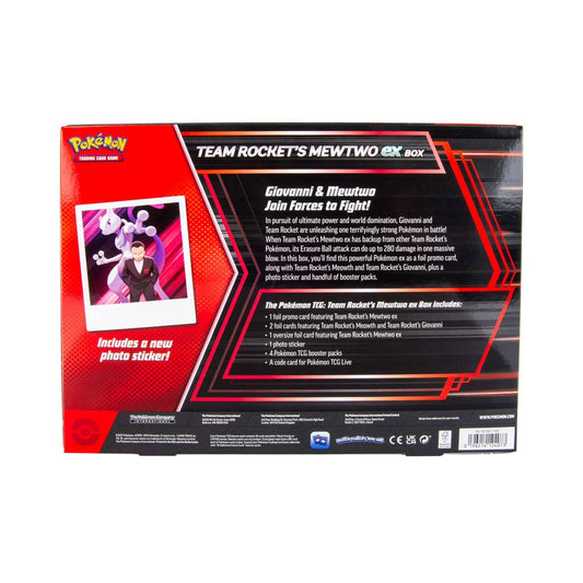 2025 Pokémon Scarlet & Violet Destined Rivals Team Rocket's Mewtwo EX Box