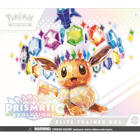 Pokémon Scarlet & Violet Prismatic Evolutions Elite Trainer Box