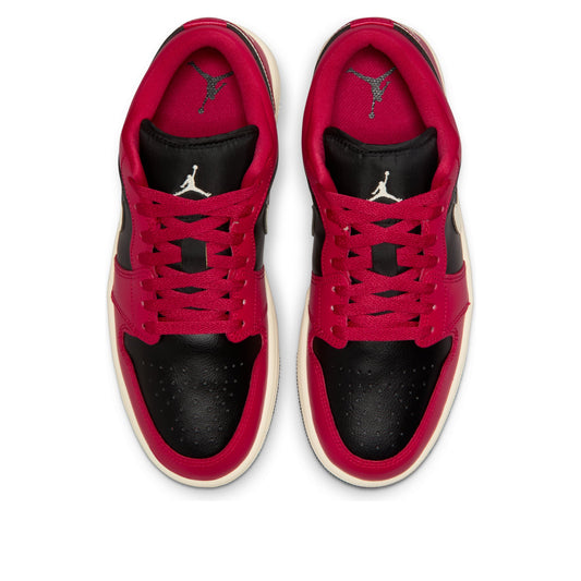 Air Jordan 1 Low Mystic Hibiscus Black W