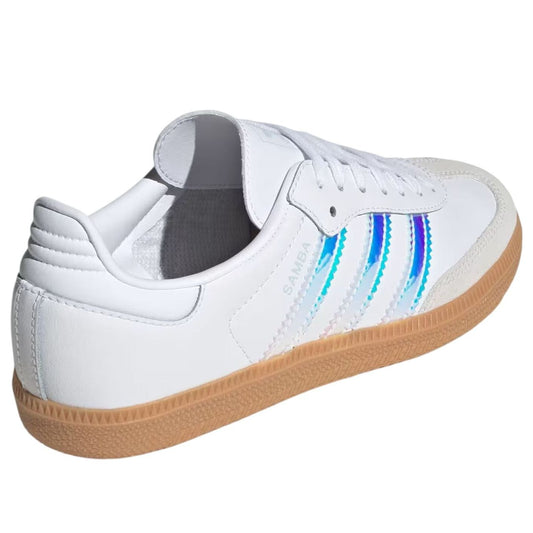 adidas Samba OG White Iridescent Stripes GS