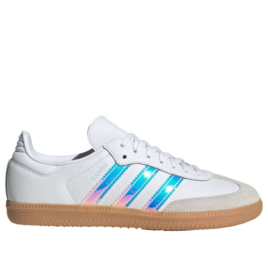 adidas Samba OG White Iridescent Stripes GS
