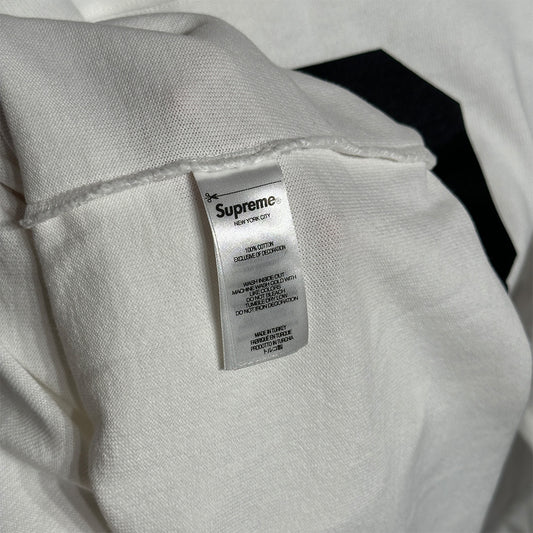 Supreme Affiliated L/S Football Top White Black - 6