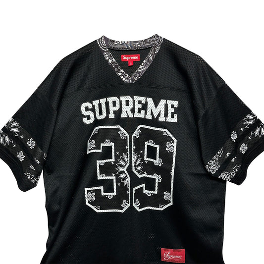 Supreme Bandana Football Jersey Black - 3