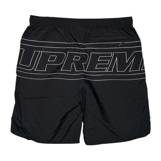Supreme Big Logo Nylon Short Black - 2