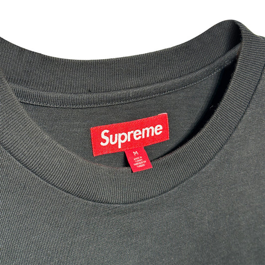Supreme Old English Long Sleeve Top Black Green - 5