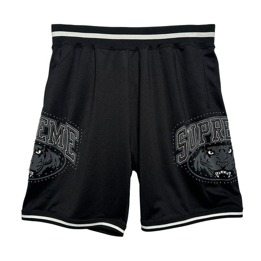 Supreme Studded Basketball Shorts Black - 1
