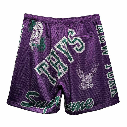 Supreme Varsity Mesh Short Purple - 2