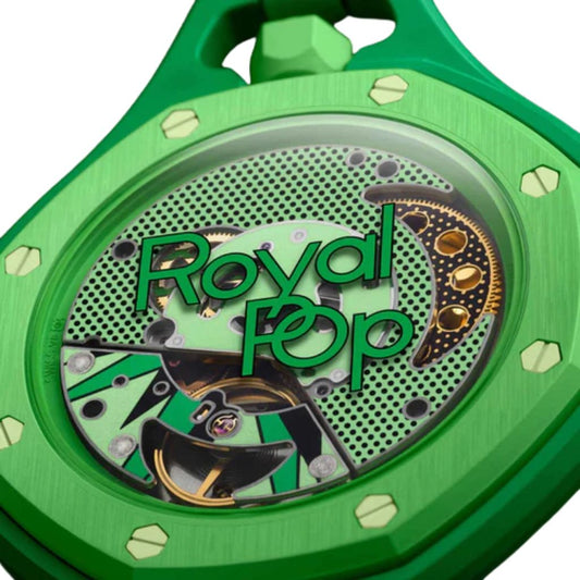 Swatch x Audemars Piguet Bioceramic Royal Pop Green Eight SSX03G100N