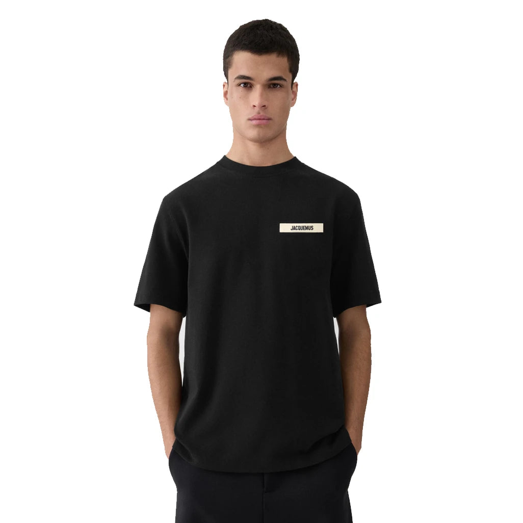 Jacquemus The Gros Grain T-Shirt in Black