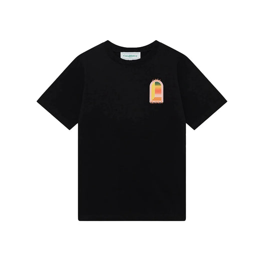 Casablanca gradient arch logo regular fit cotton t-shirt
