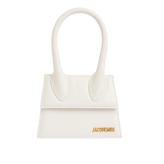 Jacquemus Le Chiquito Moyen Handbag White
