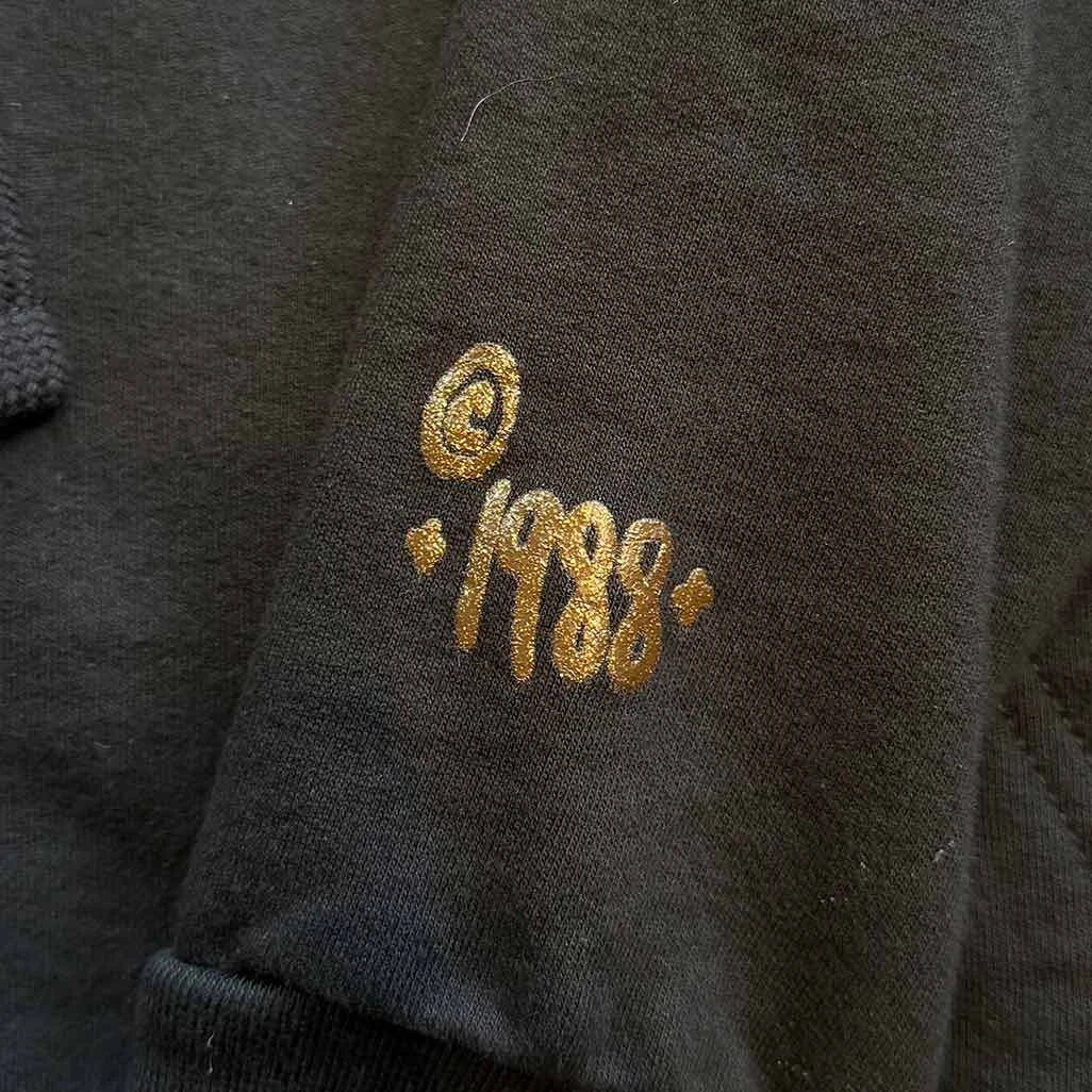 Chrome Hearts Black Brown Zip Up Hoodie