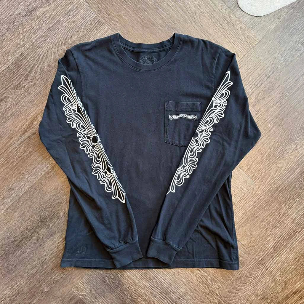 Chrome Hearts Floral Aspen Long Sleeve T-Shirt