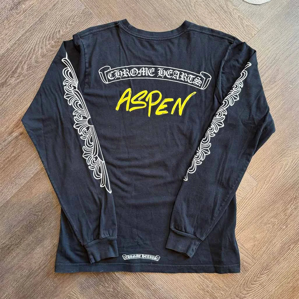 Chrome Hearts Floral Aspen Long Sleeve T-Shirt