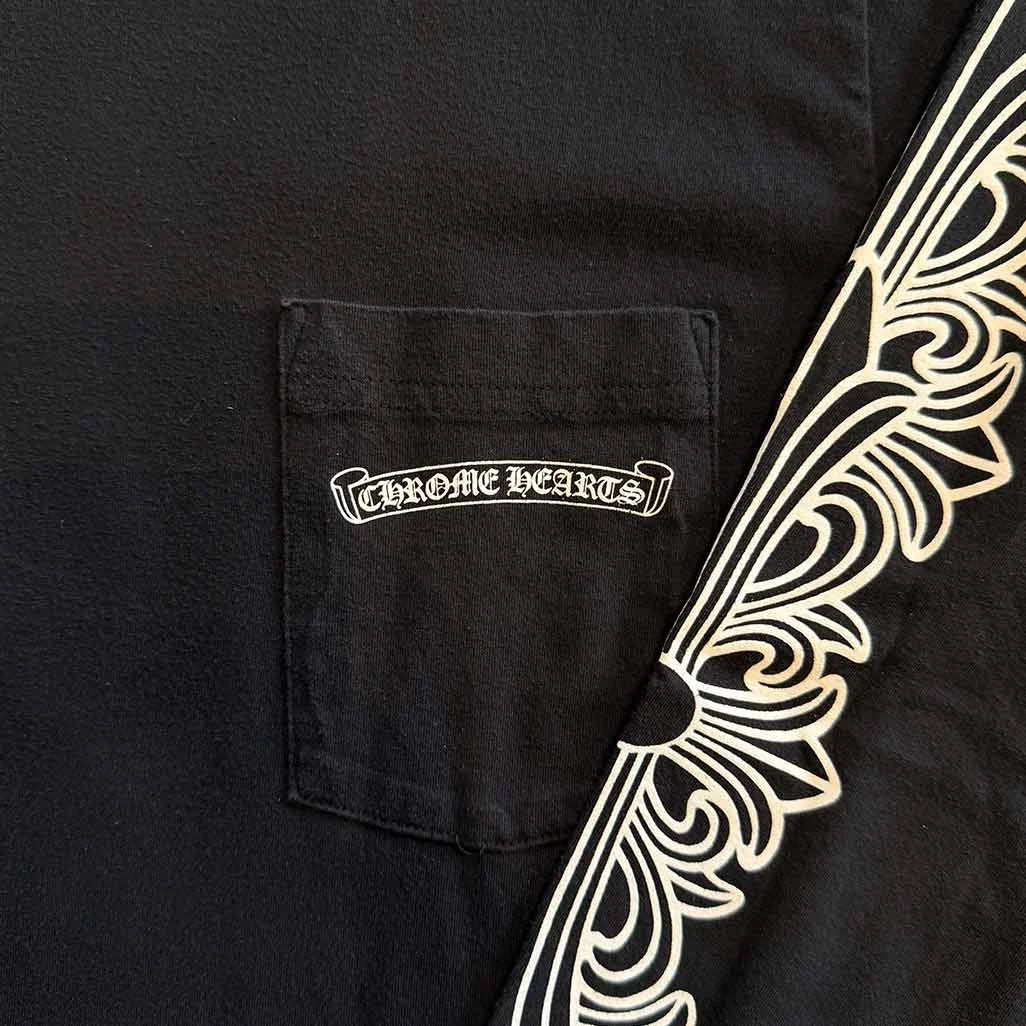 Chrome Hearts Floral Aspen Long Sleeve T-Shirt