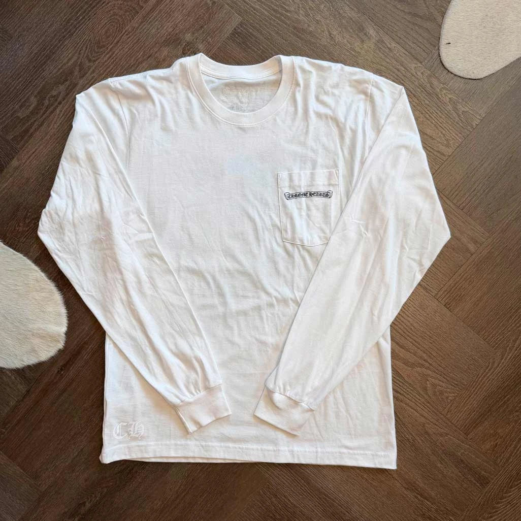 Chrome Hearts St.Barths White Long Sleeve T-Shirt