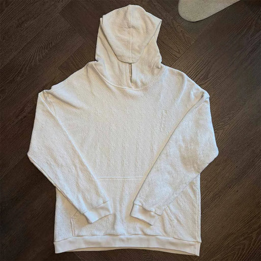 Chrome Hearts Cotton Monogram White Pullover Hoodie
