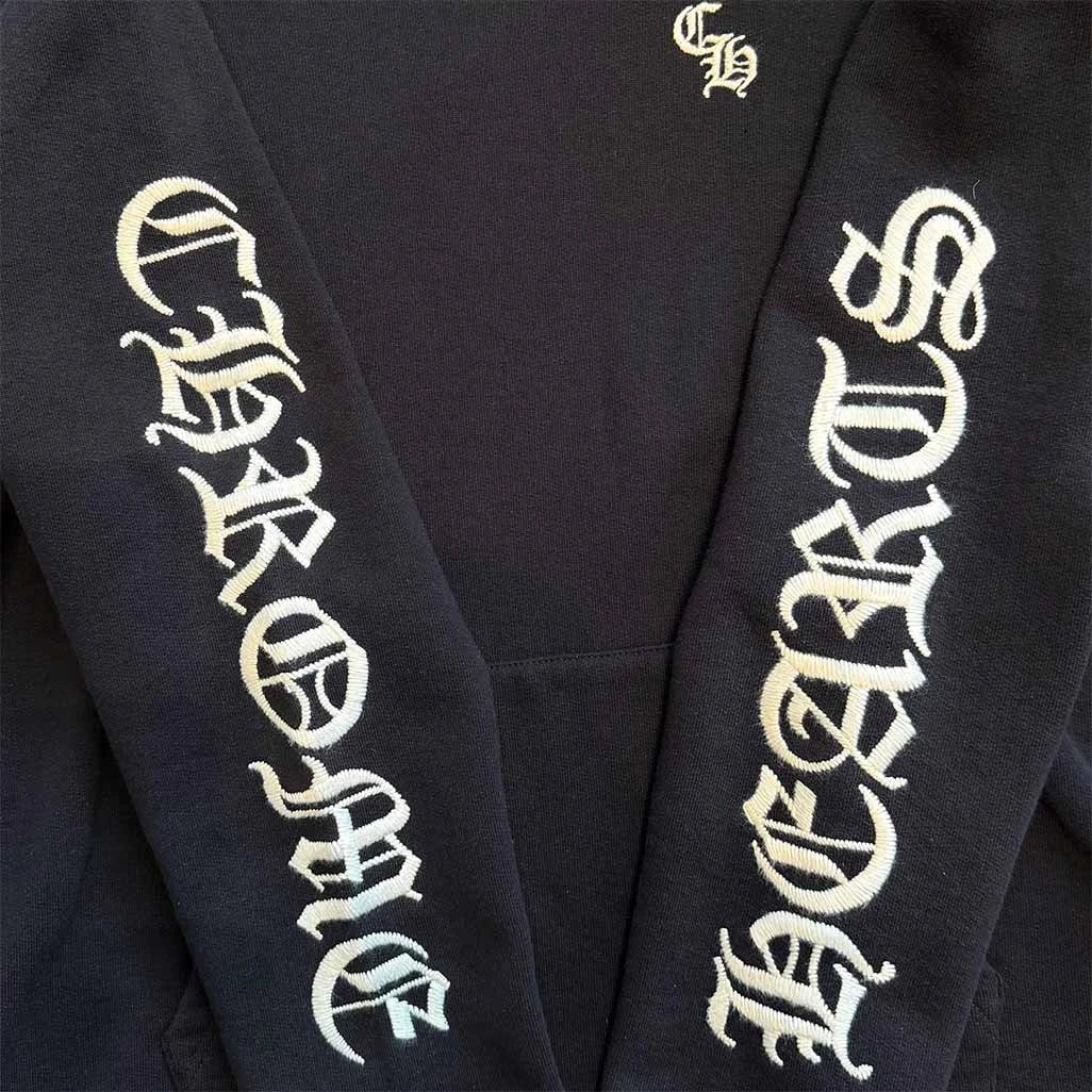 Chrome Hearts Scroll Pullover Hoodie