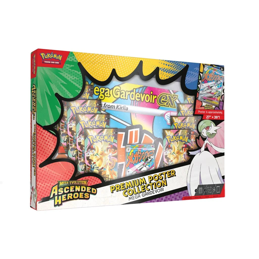 2026 Pokémon Mega Evolution Ascended Heroes Mega Gardevoir Premium Poster Collection