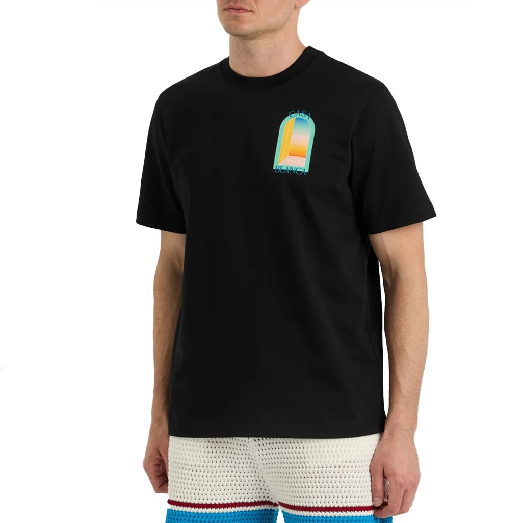 Casablanca L'Arc Coloré T-Shirt – Black