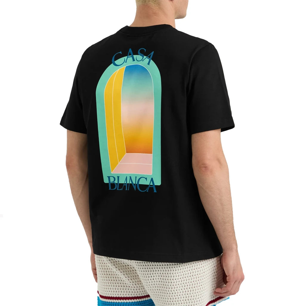 Casablanca L'Arc Coloré T-Shirt – Black