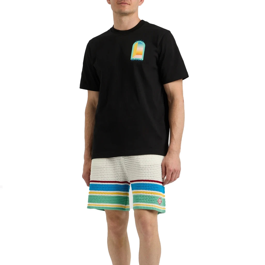 Casablanca L'Arc Coloré T-Shirt – Black